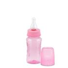 Mamadeira Color Cinturada Com Bico Em Silicone 140Ml - Rosa