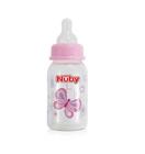 Mamadeira Estampada Bico Normal 120ml 3M+ Rosa - Nûby - Nuby