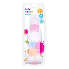 Mamadeira Lolly Clean Silicone Ortodôntico Rosa 220ml