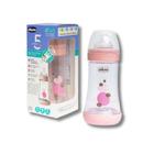 Mamadeira perfect5 240ml fl medio rosa (2+) - chicco