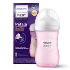 Mamadeira Pétala 3.0 260ml Com Bico Nº3 Cor Rosa Philips Avent