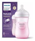 Mamadeira Pétala 3.0 260ml Rosa Com Bico N3 - 1m+ Avent