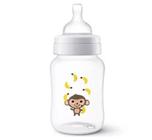 Mamadeira Philips Avent Branca Estampa Macaquinho 260ml