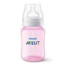 Mamadeira Philips Avent Classic Anti Colica - 260Ml Rosa