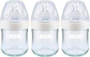 Mamadeiras de vidro natural NUK Simply, 4 onças, 3 pacotes