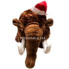 Mamute Noel De Pelúcia 28cm - Elefante - Animais Natalino