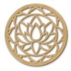 Mandala em MDF Momento Divertido Flor de Lotus 30 x 30 cm 2259