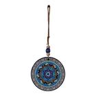 Mandala Porcelana Olho Grego proteção parede amuleto 25 CM