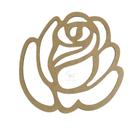 Mandala Rosa Mdf Placa Decorativa - 30cm