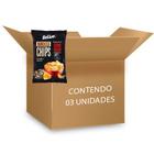 Mandioca Chips Chimichurri Sem Glúten Belive contendo 3 pacotes de 50g cada