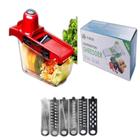 Mandoline 7 Em 1 Slicer Ralador Fatiador Cortador Legumes