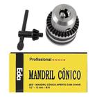 Mandril 1/2 Com Chave - Super 1.0 a 13mm - Encaixe B16 - eda
