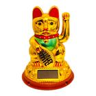 Maneki Neko Gato Da Sorte Balança Braço Recarregamento Solar