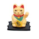 Maneki Neko Gato Da Sorte Creme 5,5 Cm Alt. Solar