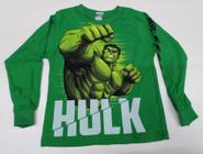 Manga Longa Hulk Camiseta Infantil Blusa Inverno Pra Criança MAJ661 RCH