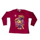 Manga Longa Patrulha Canina Sky Blusa Camiseta Infantil Maj1092