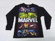 Manga Longa Vingadores Camiseta Infantil Blusa Inverno MAJ659 RCH