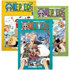 Manga One Piece Coleção 3 Em 1, 1778 Páginas, Kit Com 3 Primeiros Volumes L A C R A D O S