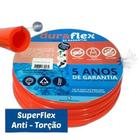 Mangueira 15 Metros Laranja Super Flexível - Kit Completo - Duraflex