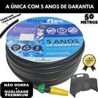 Mangueira 50 Metros Flat Black Luxor + Suporte - Duraflex