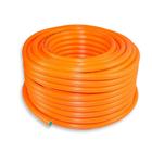 Mangueira Agrícola Frisada 3/8 Pol 750 PSI 30m PVC Laranja