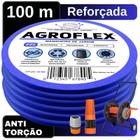 Mangueira Agroflex 100Mts + Carrinho Tramontina