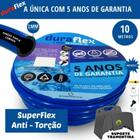 Mangueira Anti-torção Azul 10 mts + Suporte Tramontina - Duraflex