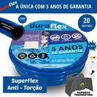 Mangueira anti-torção Azul 20 Metro + Suporte Tramontina - Duraflex