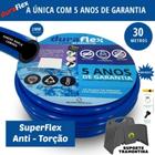 Mangueira Anti-torção Azul 30 M + Suporte Tramontina - Duraflex