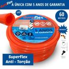 Mangueira anti-torção Siliconada Laranja 60 metros Duraflex