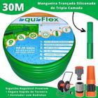 Mangueira AquaFlex 30m Tripla Camada Resistente