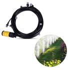 Mangueira Climatizadora Nevoa Sistema Irrigacao Kit 10 M Jardim Quintal Grama