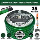 Mangueira de Jardim 15Metro + Suporte - GrafenoFlex Verde