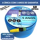 Mangueira de Jardim Antitorção DuraFlex AntiTorção Premmium 10mts + Suporte Azul