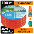 Mangueira de Jardim AquaFlex Tripla Camada 100 Mt