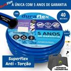 Mangueira De Jardim Azul 40 Metros + Suporte Tramontina - Duraflex