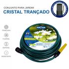 Mangueira de Jardim Flex Verde 30m em PVC com 3 Camadas Resistentes Trançada