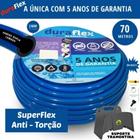 Mangueira De Jardim Flexível 70m Anti Torção + Suporte