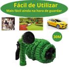 Mangueira de Jardim Mágica 30 Metros Com Gatilho 7 Tipos de Jatos Flexível e Retrátil - Envio Nacional