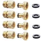 Mangueira de jardim Quick Connect HQMPC Solid Brass 3/4 polegadas GHT