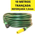 Mangueira De Jardim TRANÇADA 10 METROS Resistente Flexível Reforçada Para Quintal Casa - Bariflex