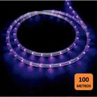Mangueira de LED 13mm 2 Fios Caixa Com 100 Metros Taschibra 127V Violeta
