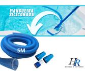 Mangueira De Piscina Siliconada (5 metros) Com Ponteiras E Adaptador