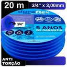 Mangueira de Poço Resistente 20M 3/4" x 3mm Azul