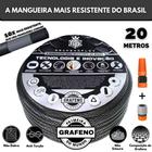 Mangueira de Quintal Extremamente Resistente 20 Mts - GrafenoFlex Grafitte