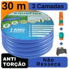 Mangueira de Quintal Trançada 30 Mt AquaFlex + Suporte