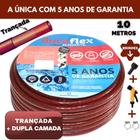 Mangueira de Quintal Vermelha Ultra Resistente 10 Metro - DuraFlex