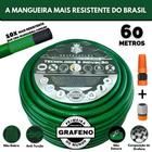 Mangueira Doméstica Anti-Torção 60 Metro - GrafenoFlex Verde