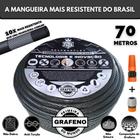 Mangueira Doméstica Antitorção 70 Metros - GrafenoFlex Grafitte