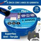 Mangueira doméstica Azul 25 Metro + Suporte Tramontina - Duraflex